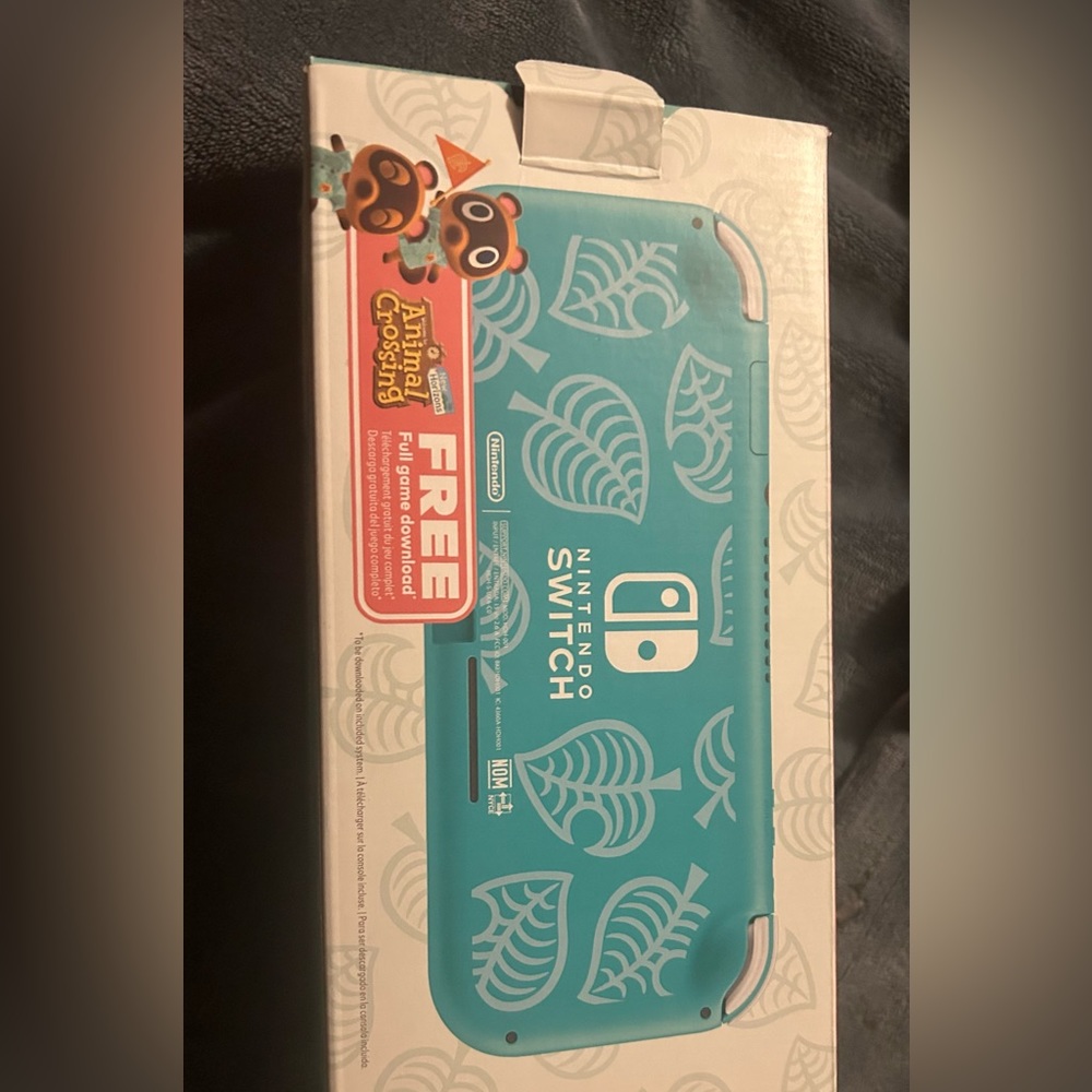 Animal Crossing edition Nintendo Switch Lite with memory card, games, etc.